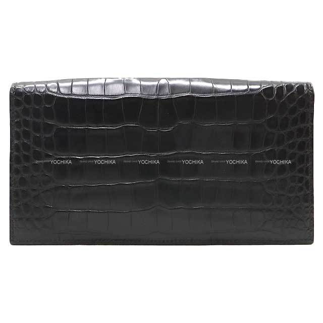 HERMES エルメス 札入れ MC2 フレミング 黒 (ブラック) クロコダイル