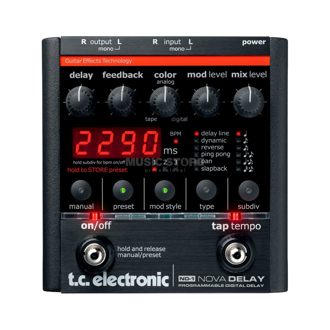 TC Electronic ND-1 Nova Delay | MUSIC STORE professional