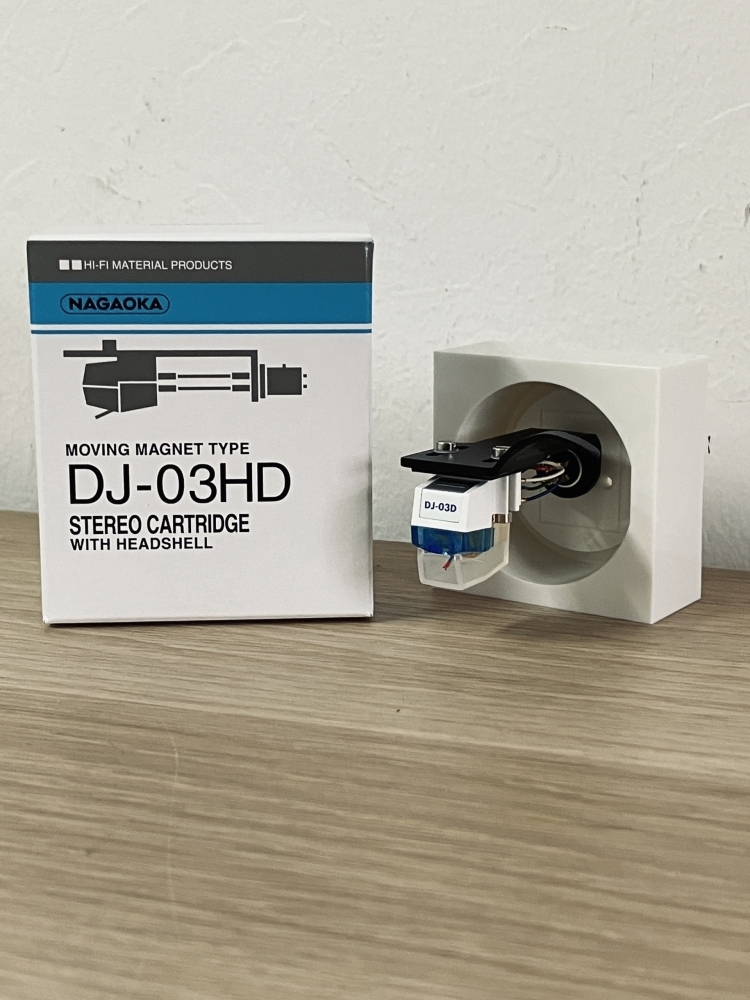 【音出し済み】NAGAOKA DJ-03HD カートリッジ(リード付き) Nagaoka DJ-03HD DJ Moving Magnet (MM) Cartridge with Headshell