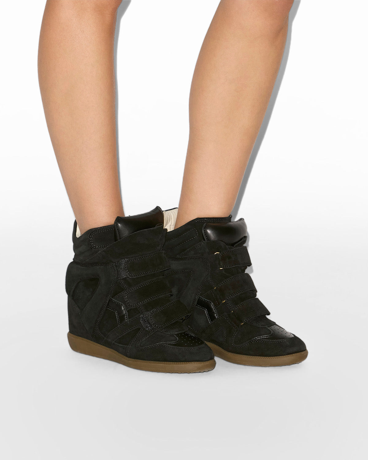 Bekett スエード スニーカー 女性 黒 | ISABEL MARANT 公式サイト