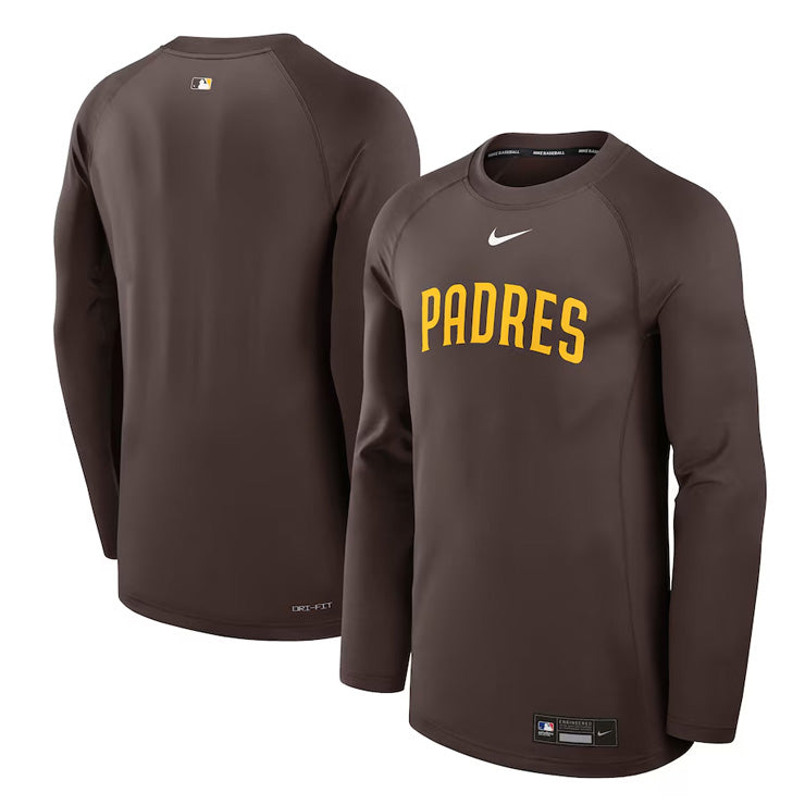 ナイキ サンディエゴ・パドレス 長袖 Tシャツ MLB オーセンティック
