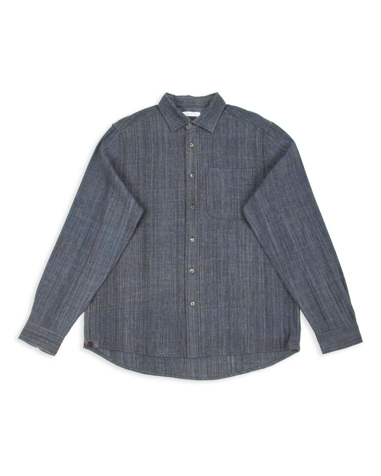 Matty Shirt - Handwoven Iron/Indigo Kala Cotton – Standard & Strange