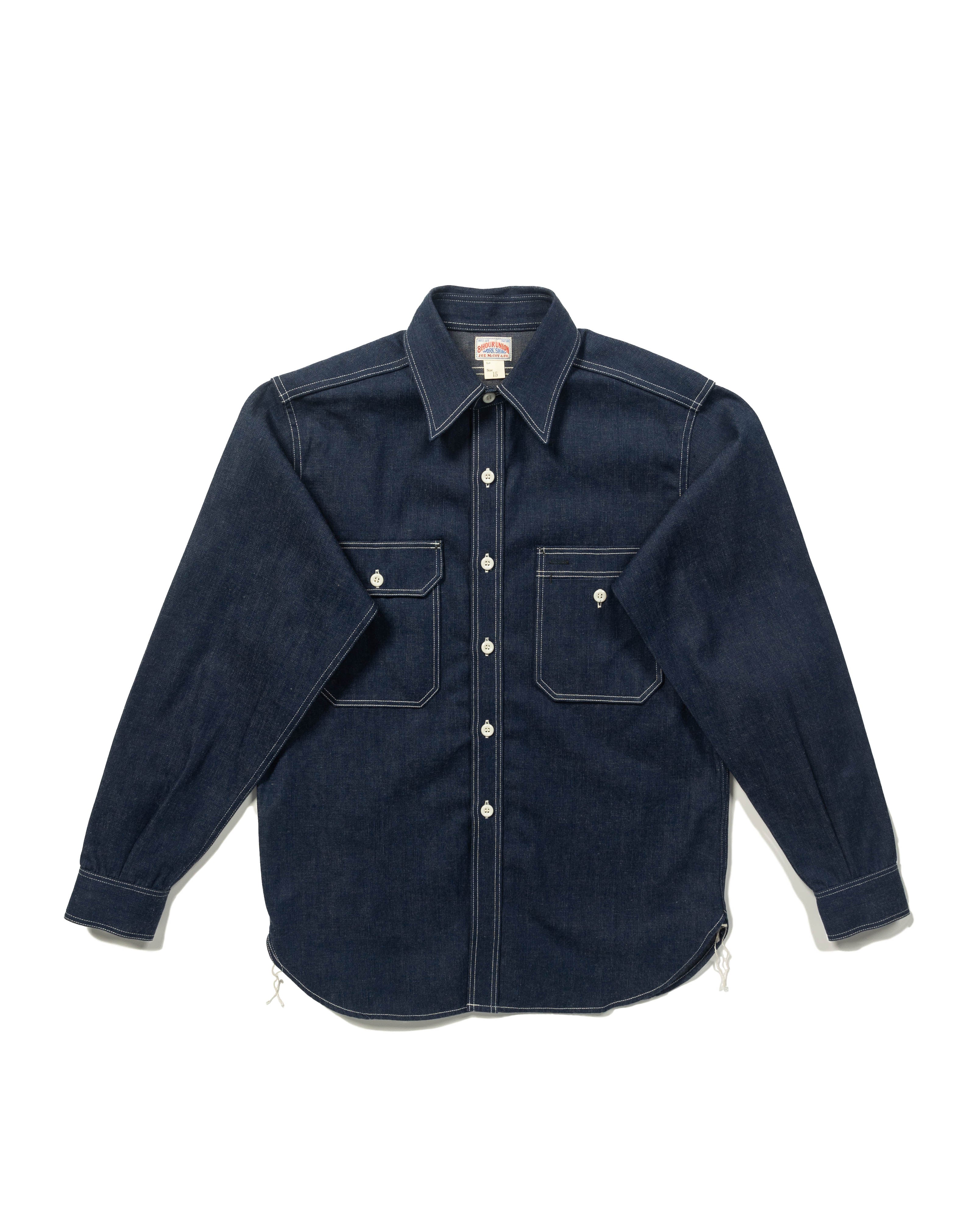 The Real McCoy's 8 Hour Union Denim Serviceman Shirt (Model 221