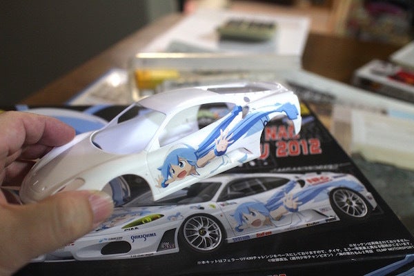 イカ娘フェラーリF430（フジミ1/24）その1 | プラモな気分