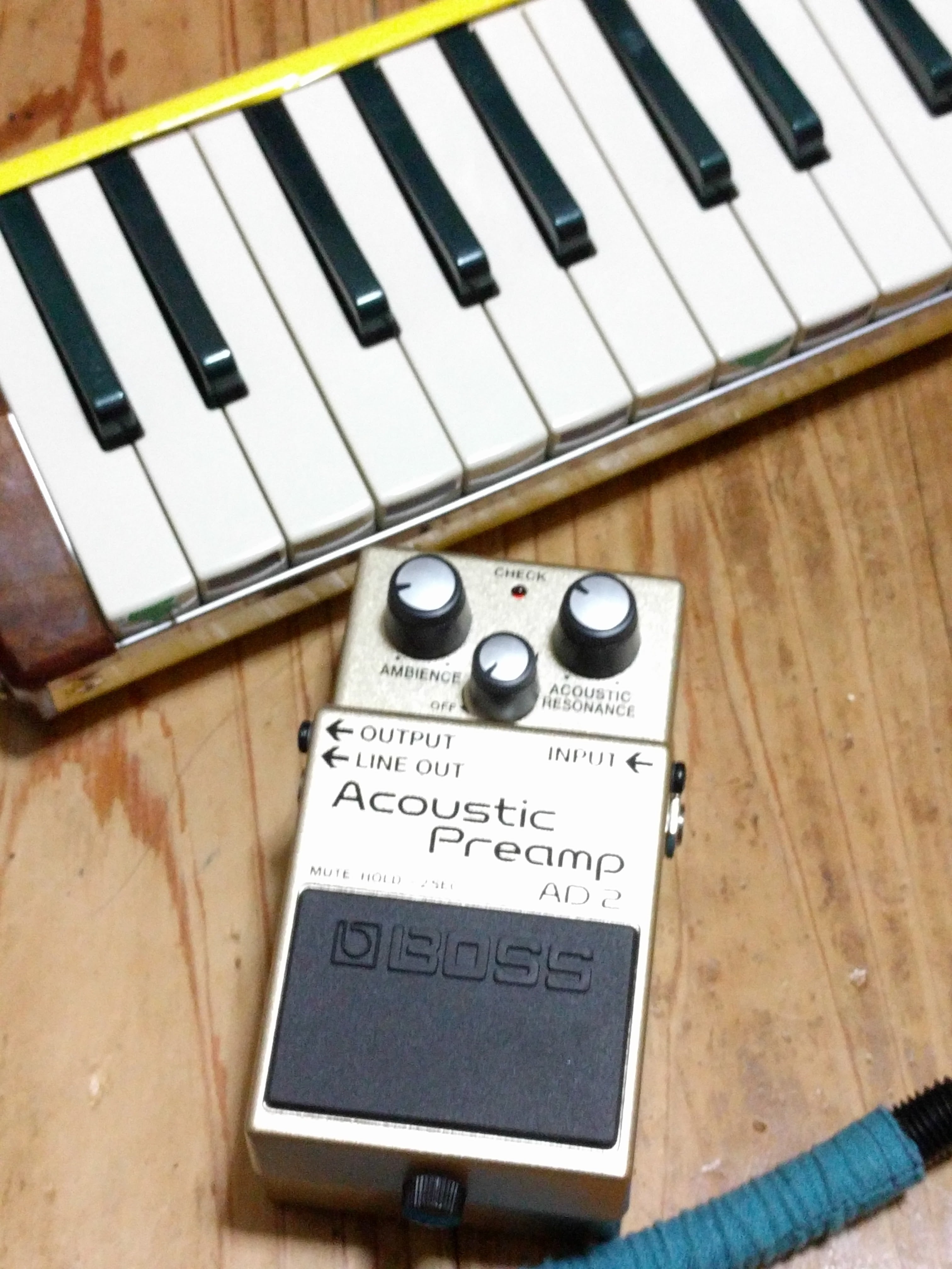 BOSSのアコギ用プリアンプ（Acoustic Preamp AD-2）買いました