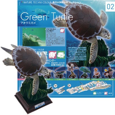 4月下旬発売予定】ネイチャーテクニカラー鳥羽水族館立体コレクション