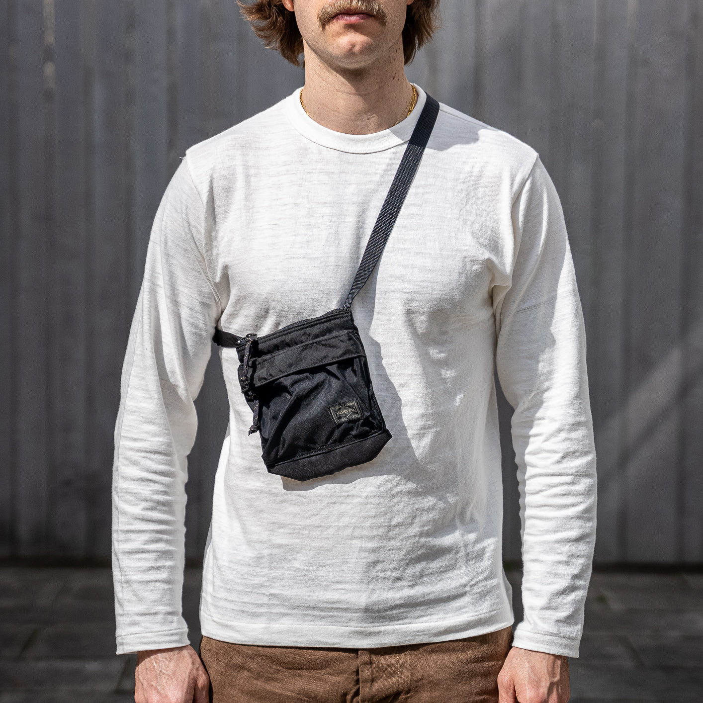 Porter Force Shoulder Pouch - Black