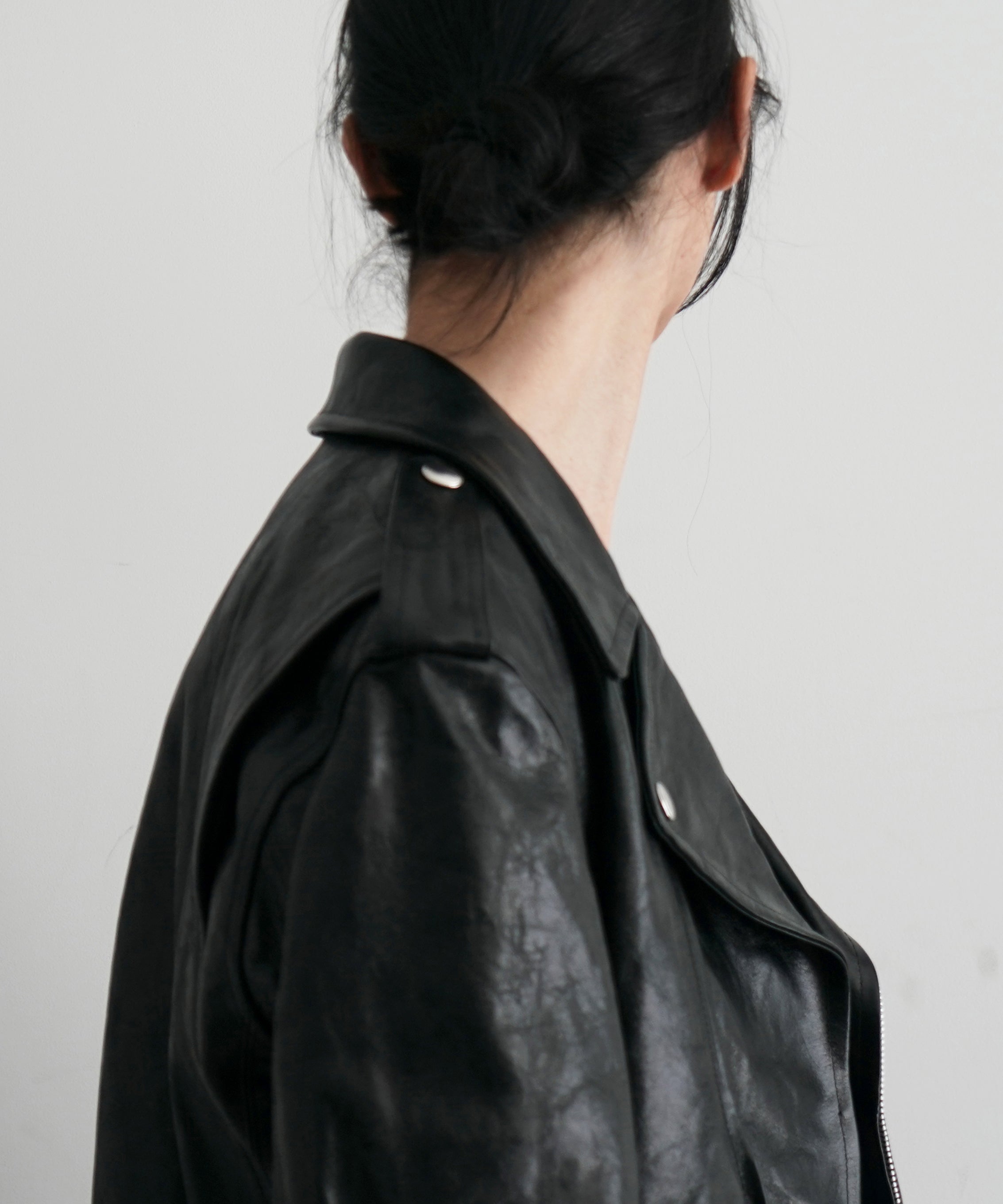 AURALEE【オーラリー】Lamb leather riders jacket 