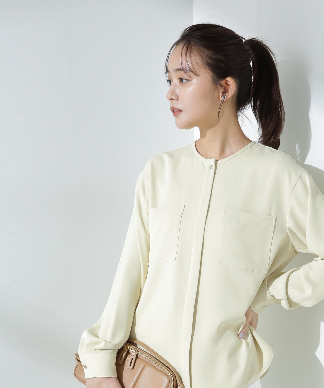 Wポケット ブラウス