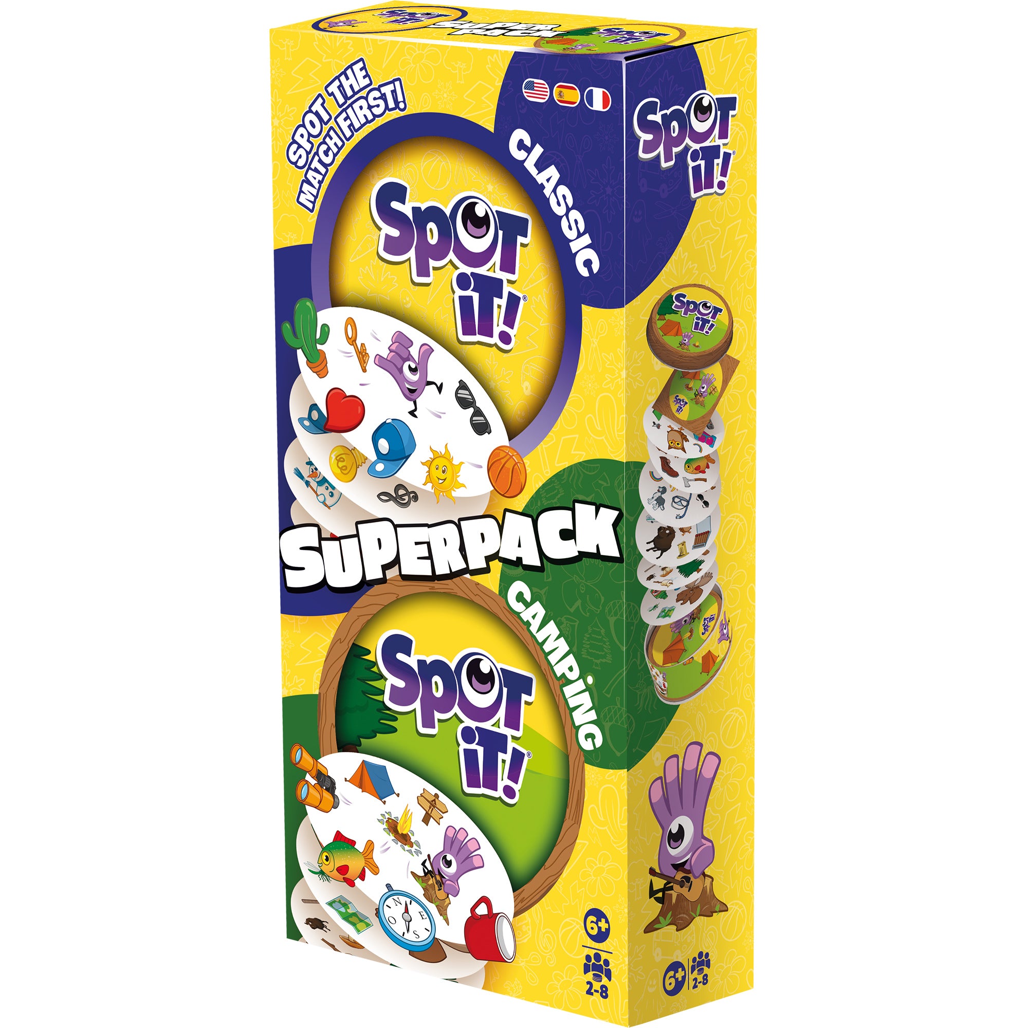 Spot It! Super Pack (Eco Bigbox) Classic + Camping – Asmodee North