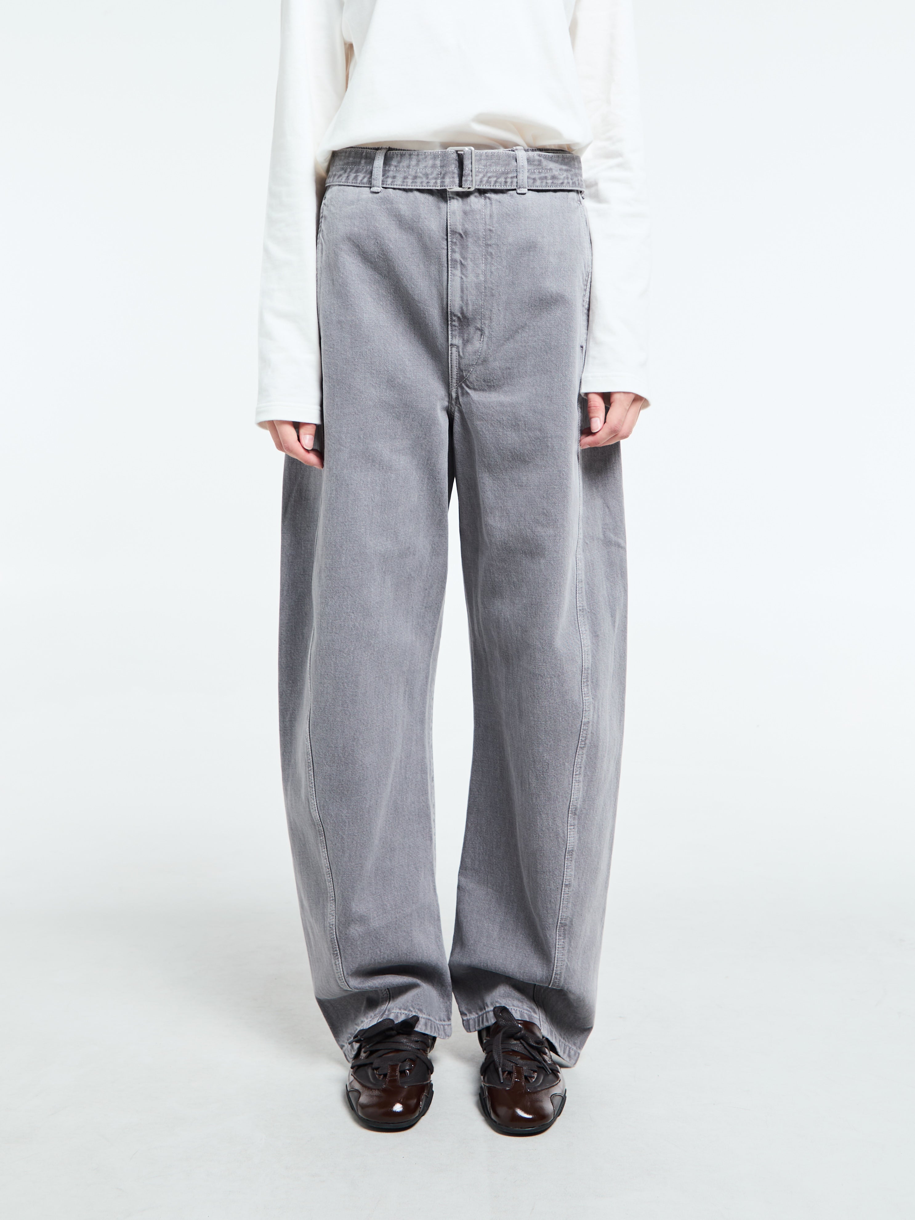 Lemaire - Twisted Belted Pants in Heather – Stoy
