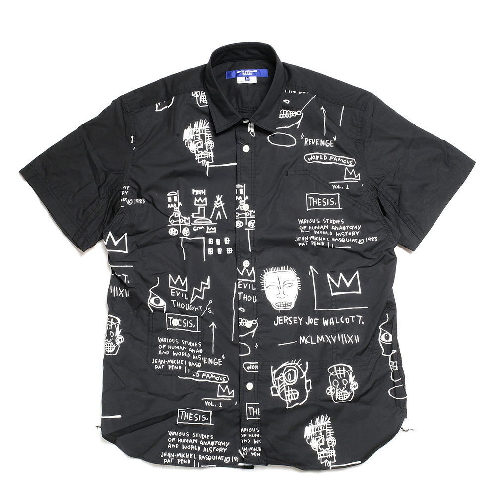 JUNYA WATANABE MAN - Short Sleeve Shirt - Jean-Michel Basquiat