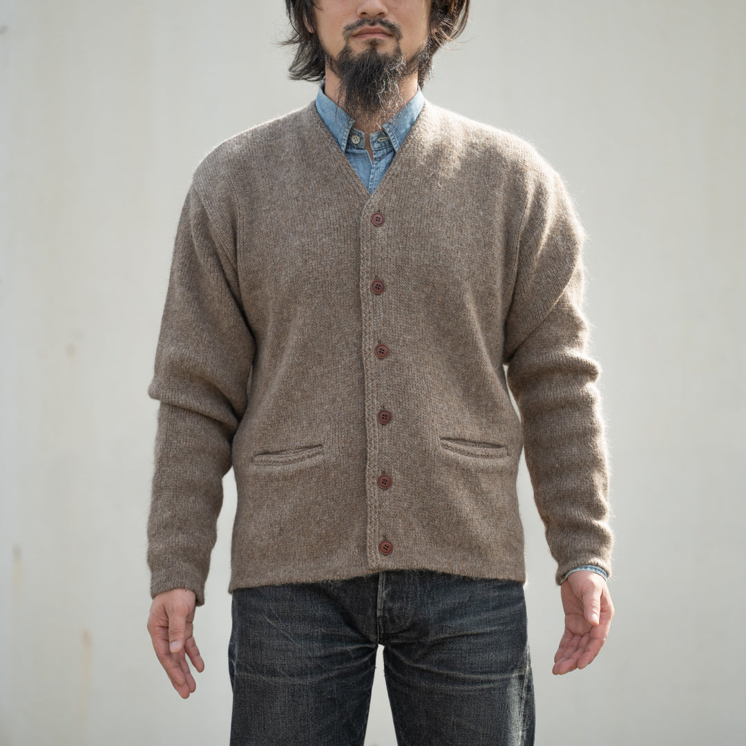 Alpaca Mohair Cardigan mocha – BONCOURA Official Online Store