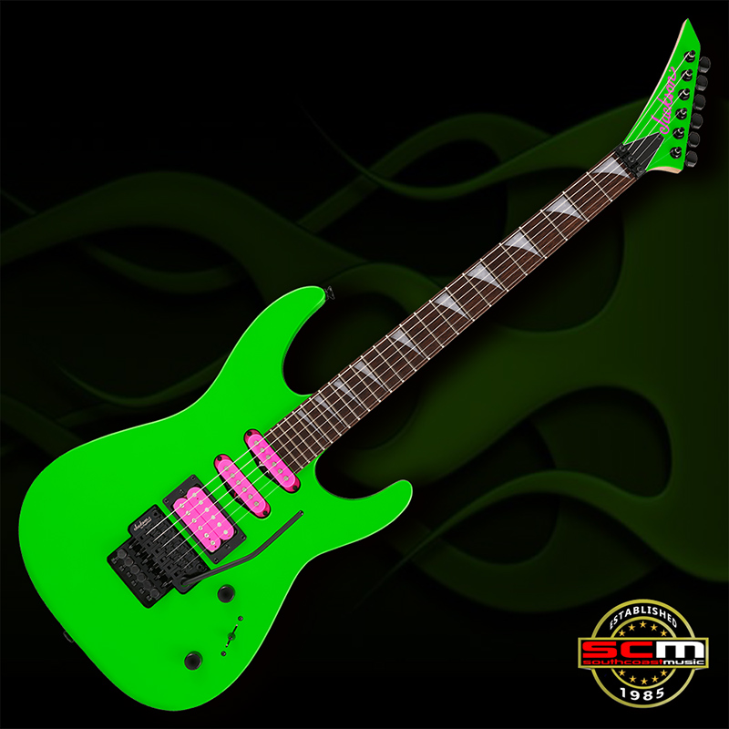 Jackson DK3XR X Series Dinky Electric Guitar Neon Green Pro-SCM