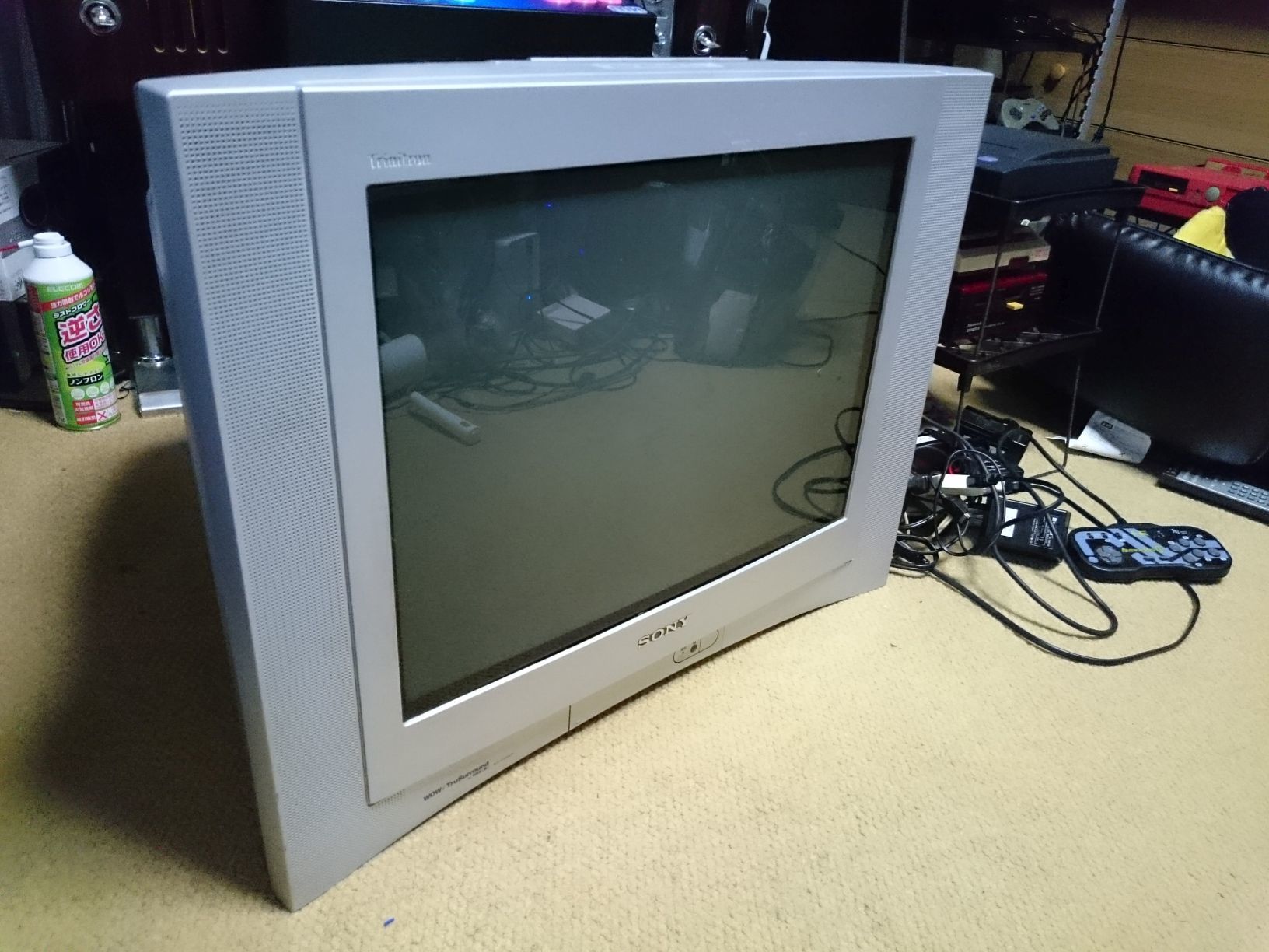 超画質！ソニーのAVマルチ端子つきブラウン管テレビでレトロゲームを