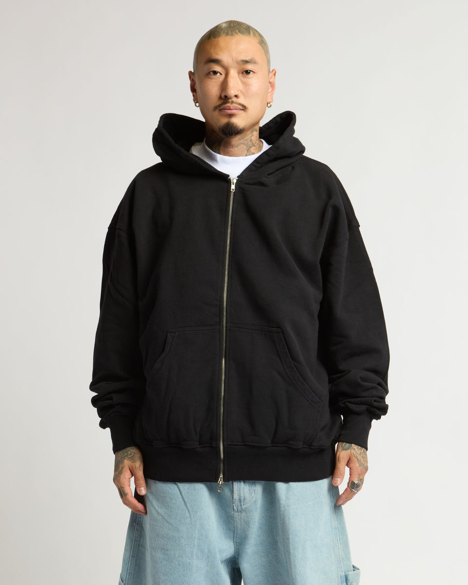 12.0oz Double Zip Garment Dye Hoodie