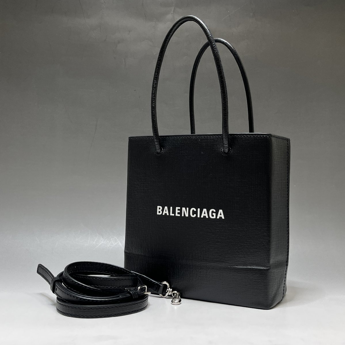 Balenciaga バレンシアガ ショッピングトートXXS 2Wayミニトートバッグ