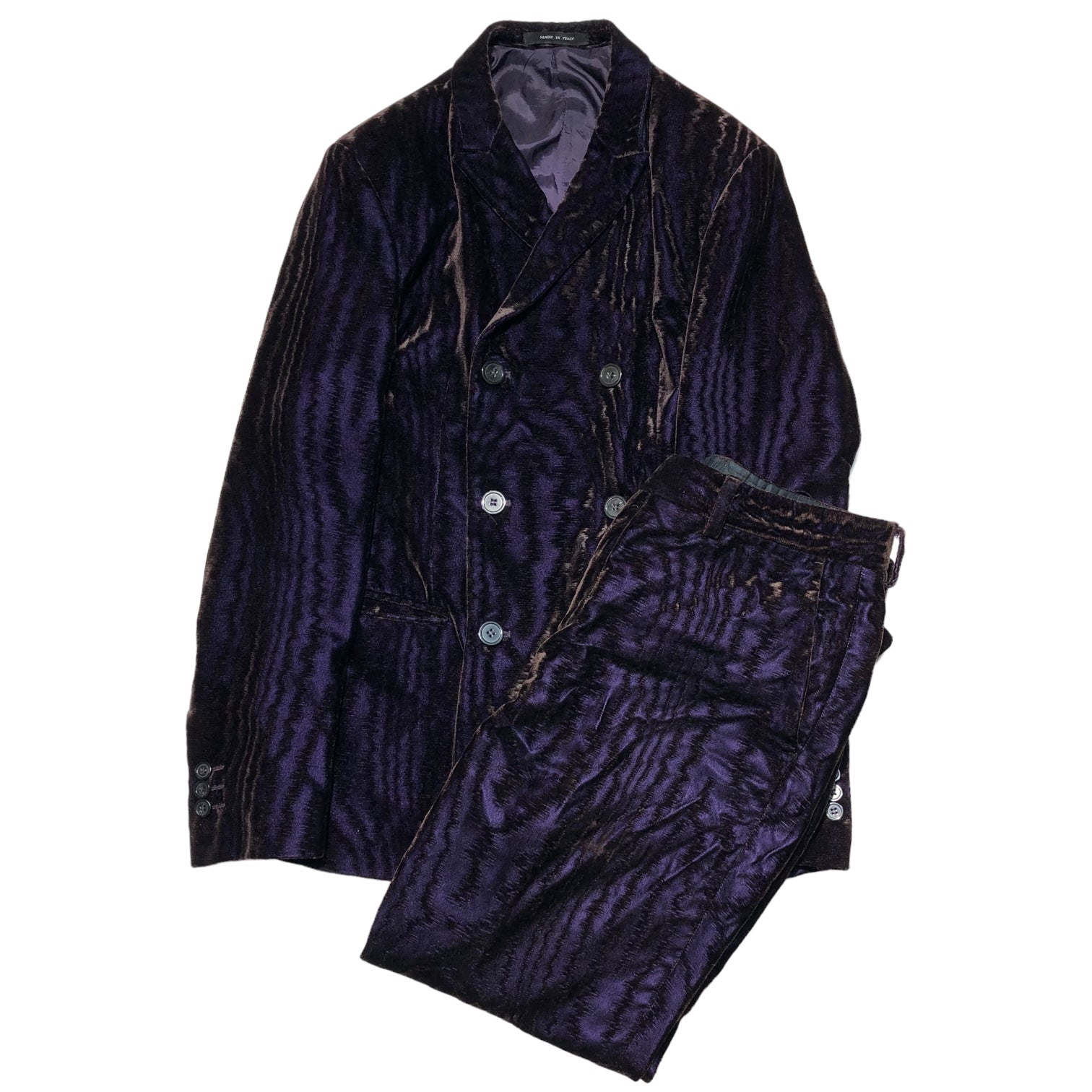 EMPORIO ARMANI(エンポリオアルマーニ) crazy stripes velor double
