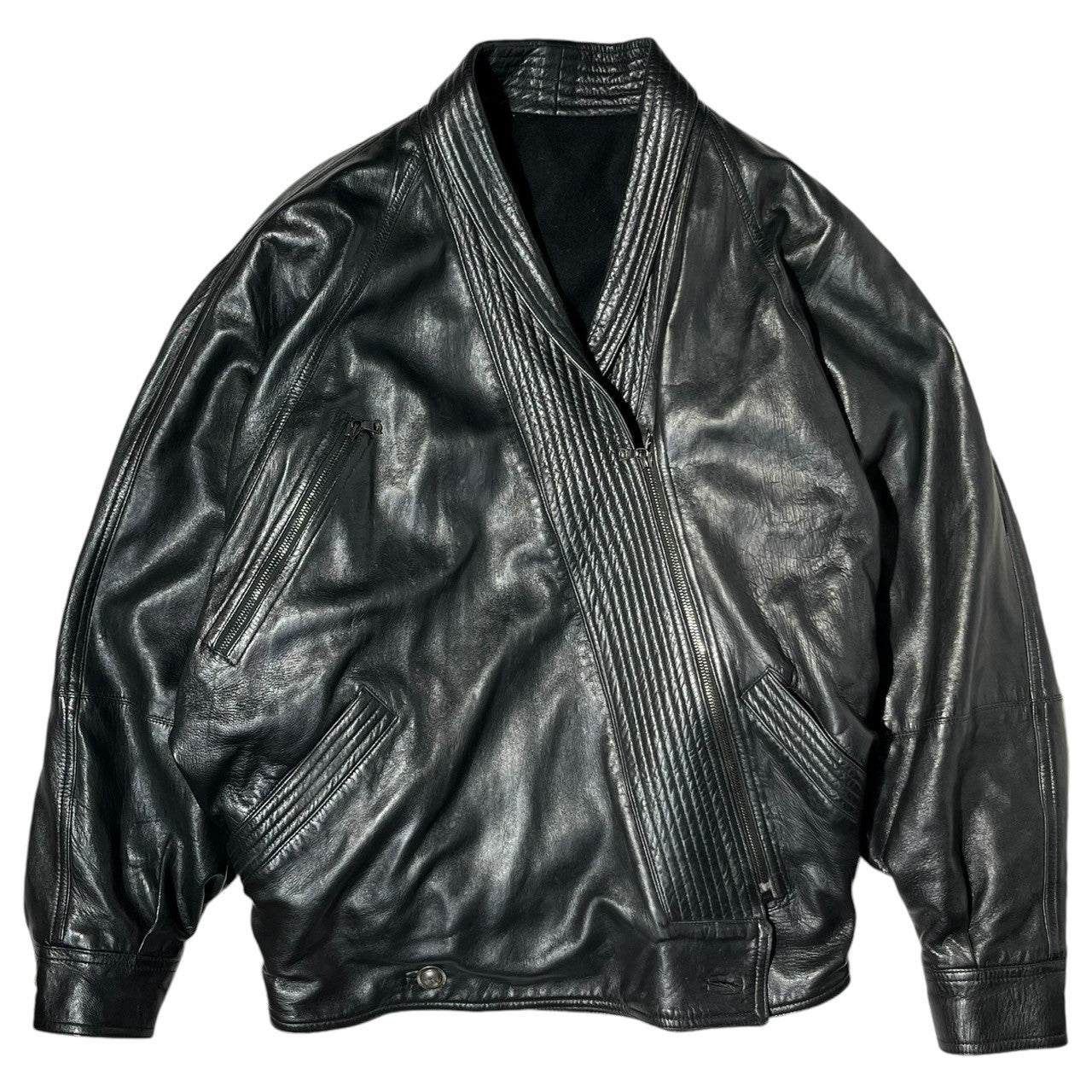 GIANNI VERSACE(ジャンニヴェルサーチ) 80's Vintage kimono leather