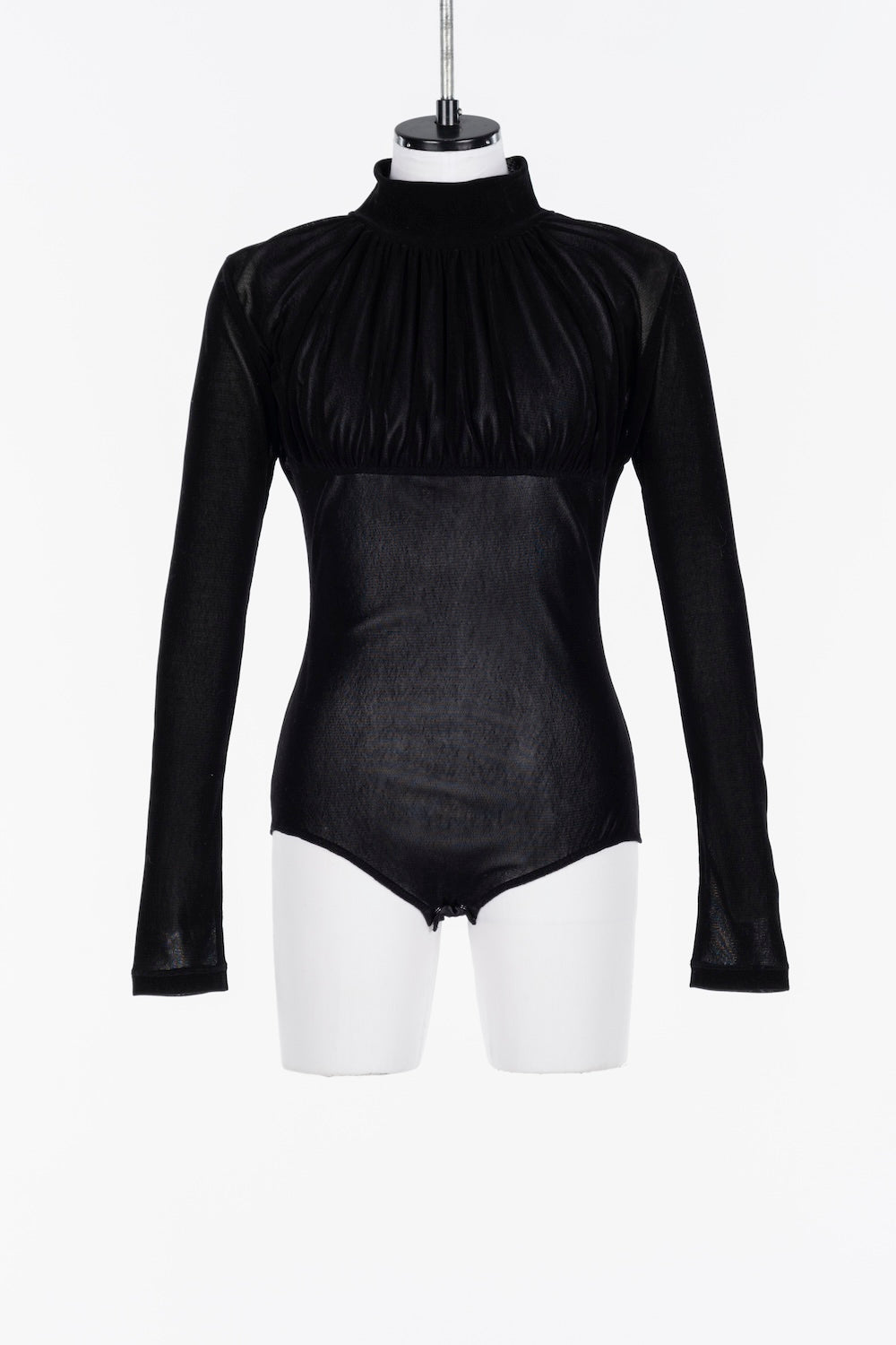 VELVET TULLE TURTLENECK BODYSUIT – FETICO Official Online Shop