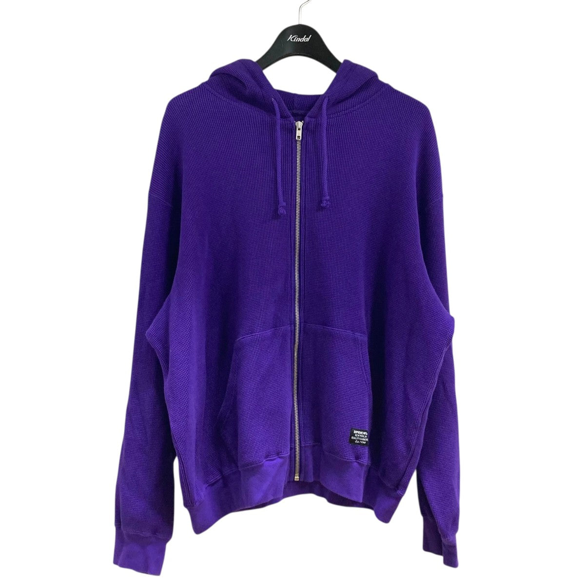 Supreme(シュプリーム) ｢hooded zip up thermal purple｣サーマルジップ
