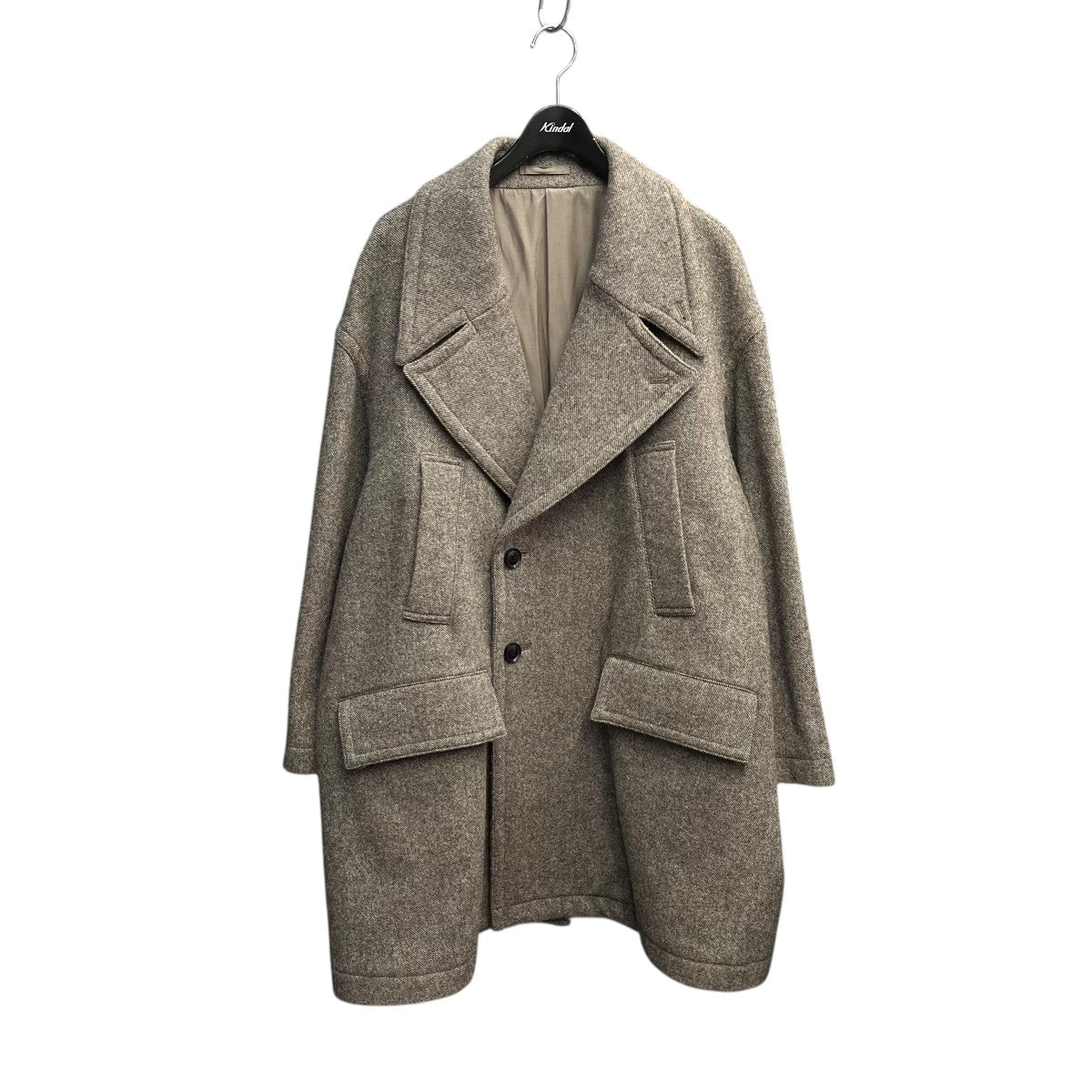 YOKE(ヨーク) OVERSIZED DOUBLE BREASTE HALF COATコートYK21AW0248C