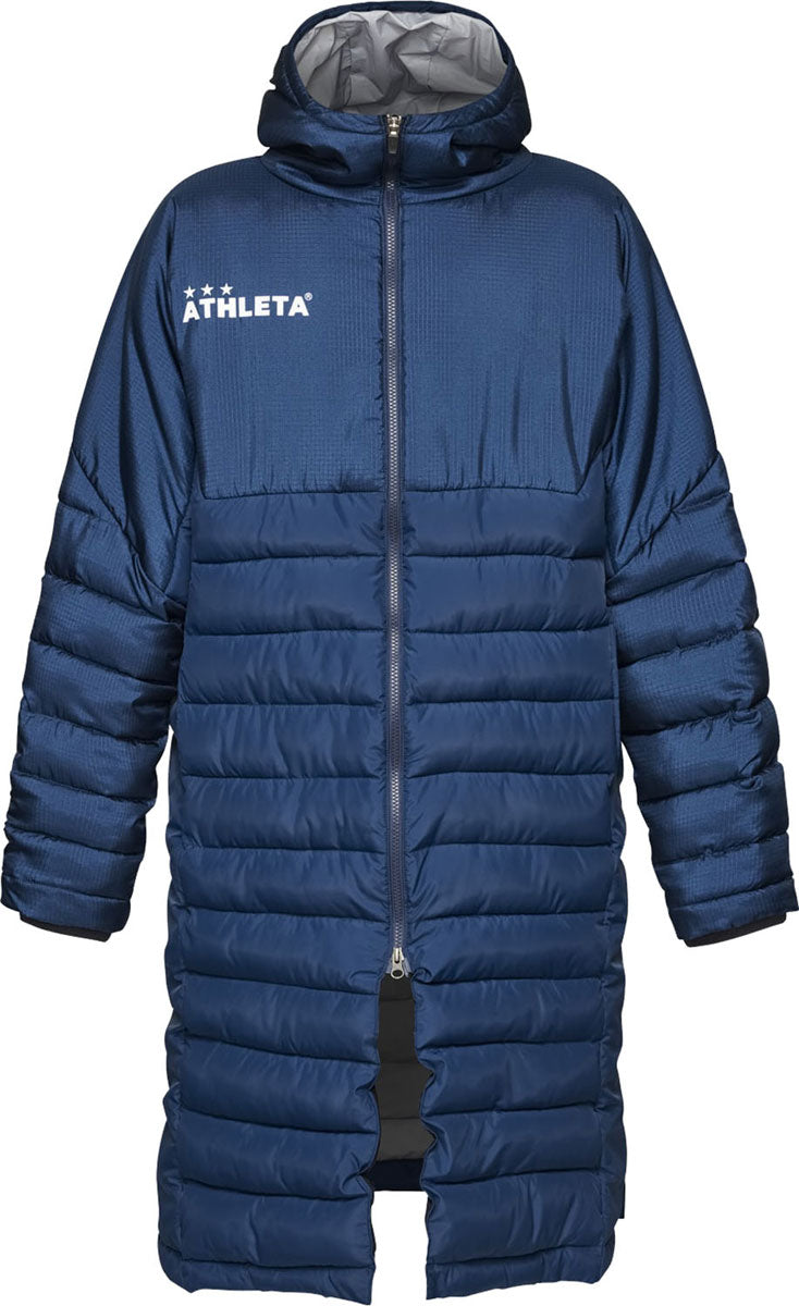 メンズ ベンチコート サッカー フットサル スポーツ観戦 防寒 中綿