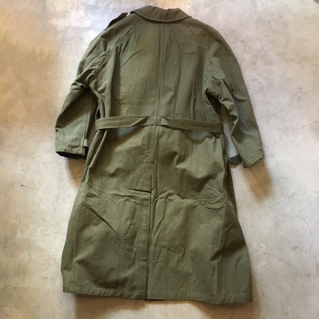 N.O.S. 1940's FRENCH MILITARY “MOTORCYCLE COAT” | SIGNAL GARMENTS