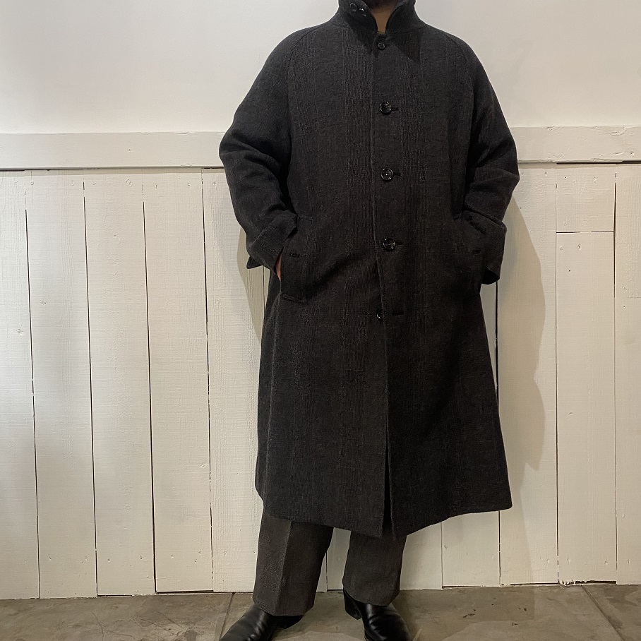 LENO ”BAL COLLAR COAT” CHARCOAL | SIGNAL GARMENTS