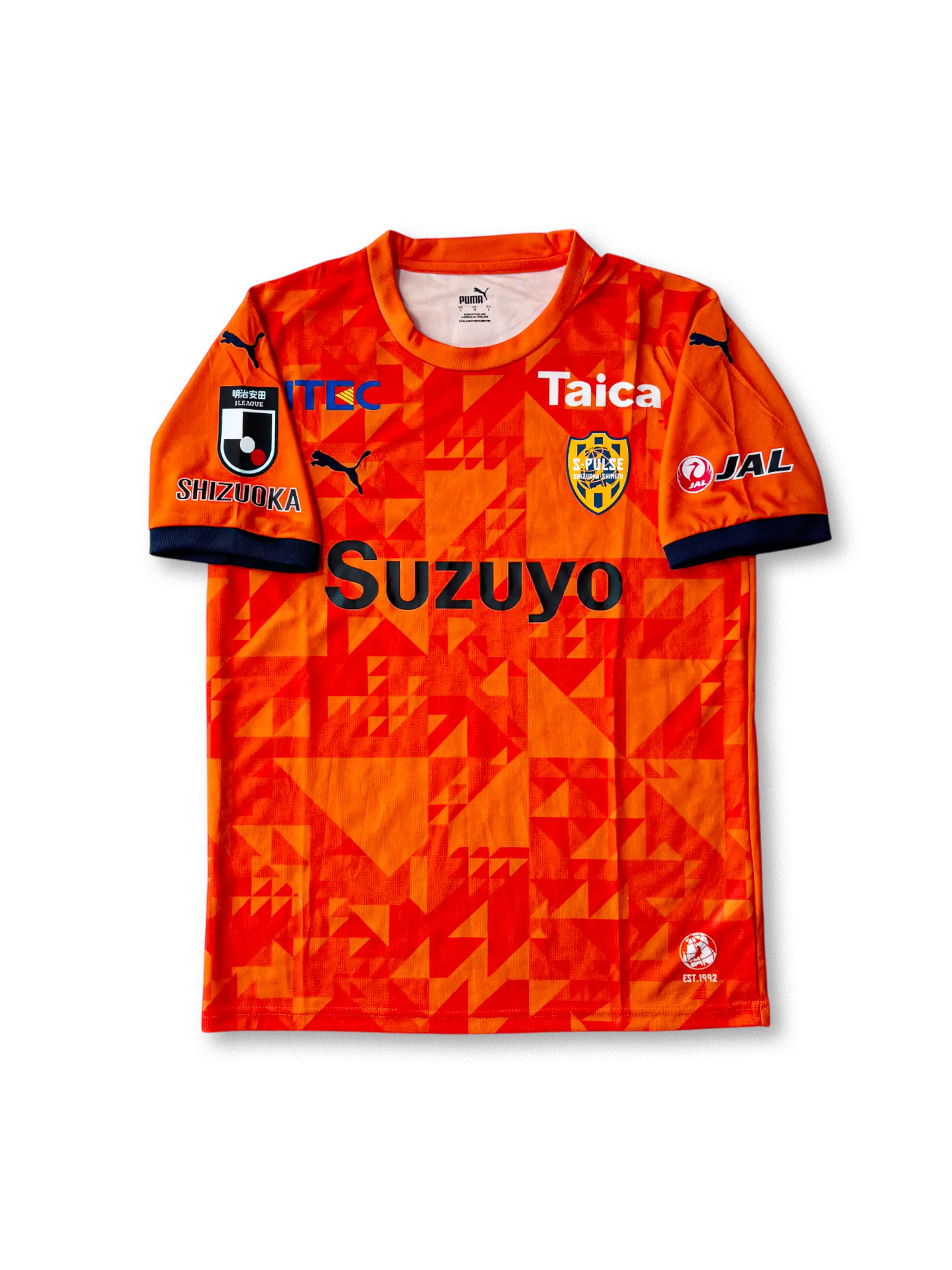 2025–2026 清水エスパルス ホーム オレンジジオメトリック-KICKO – Kicko