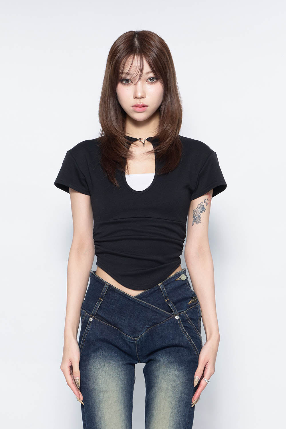 THEREDTHREAD / ザレッドスレッド】S symbol charm tops