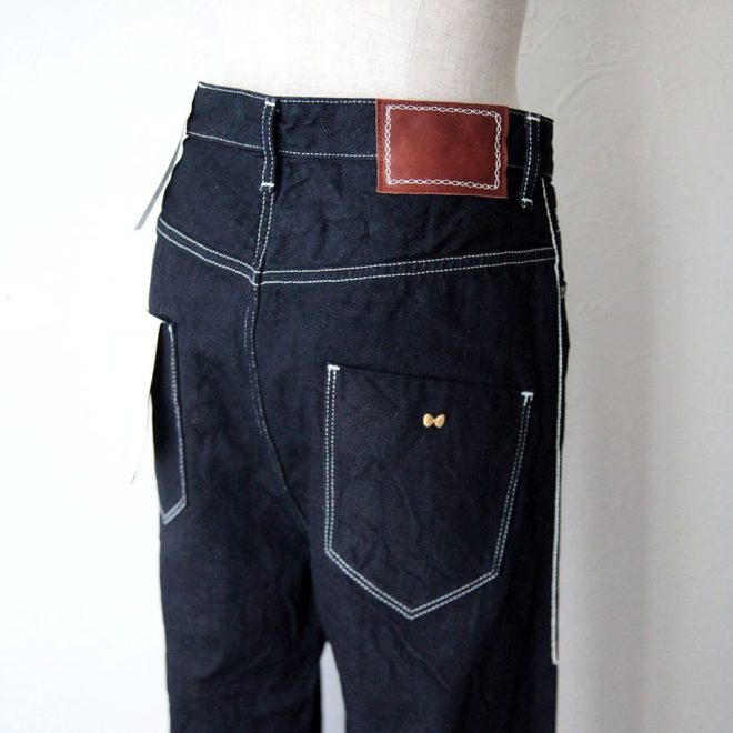 mina perhonen “always” テーパード・ストレート デニム | TIMESMARKET