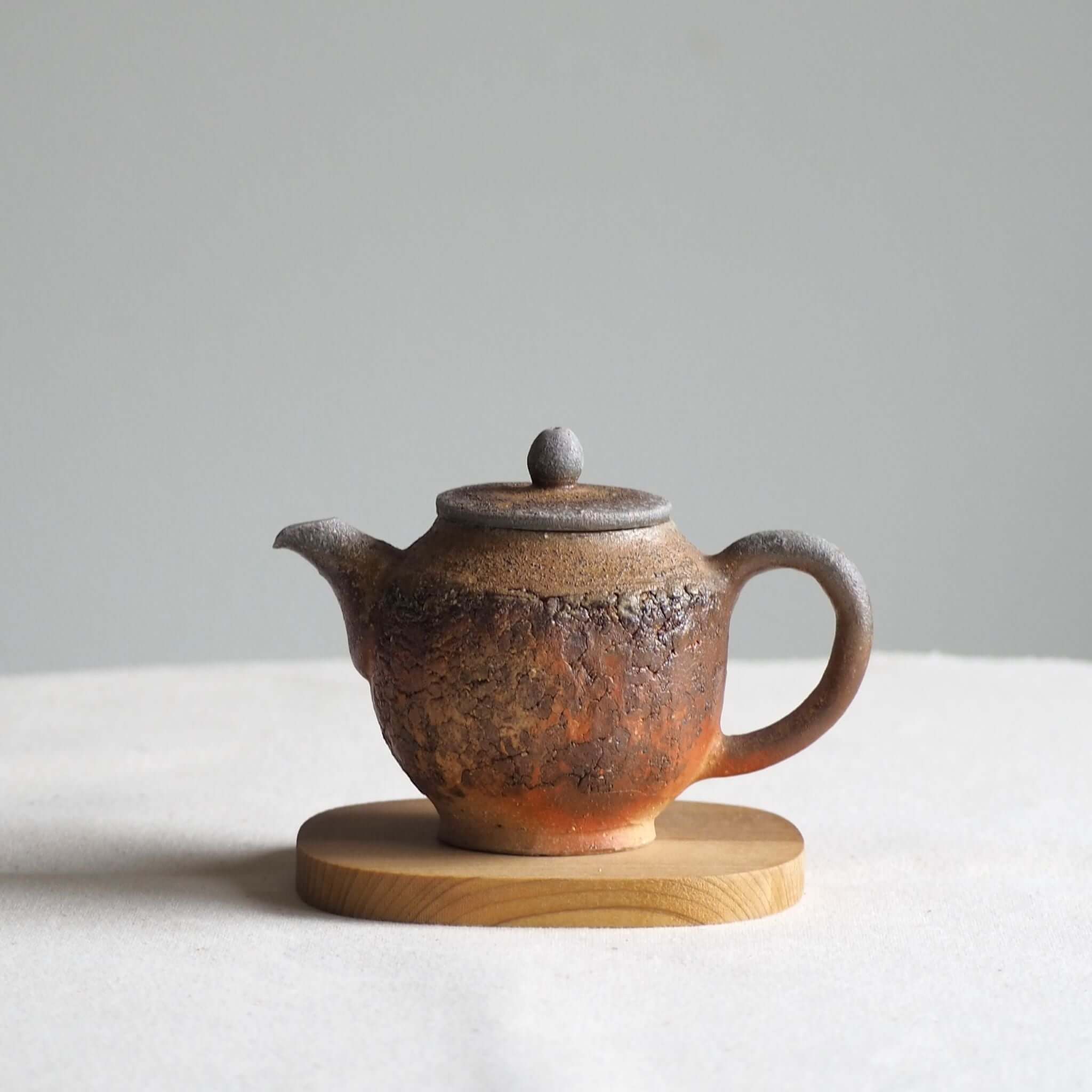 備前焼 細川敬弘作 礫急須 A [東山堂煎茶器店 オンラインショップ