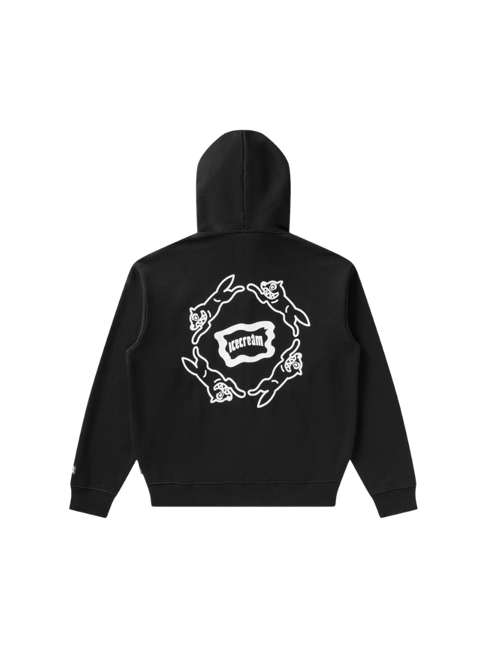ICE CREAM - アイスクリーム】LOOP ZIP HOODIE / BLACK (フーディー