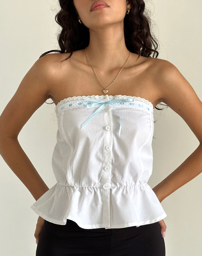 White Tube Top | Zar – motelrocks-com-us