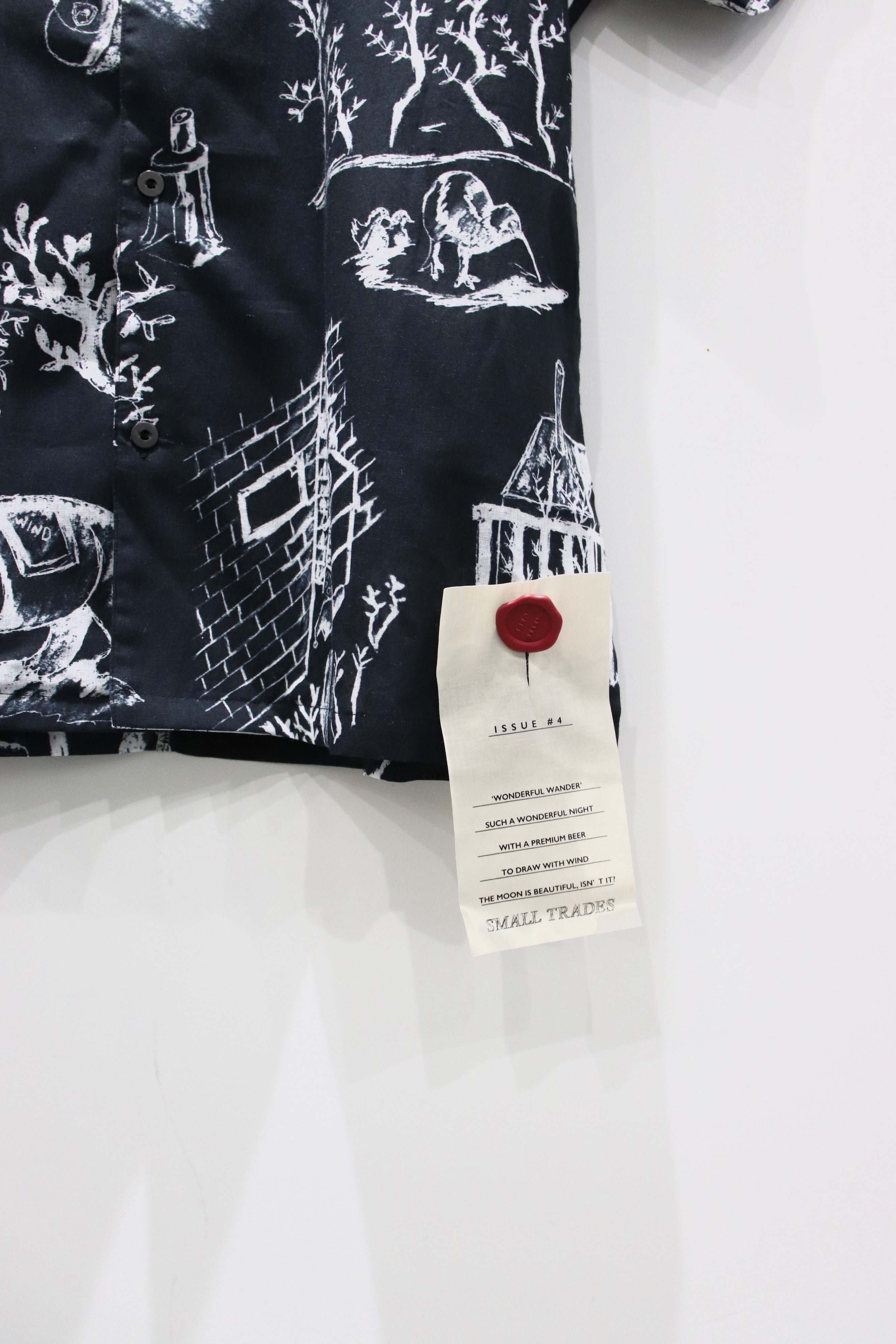 SHINYAKOZUKA(シンヤコヅカ)のS/S SHIRT AS CANVAS BLACK(シャツ)の
