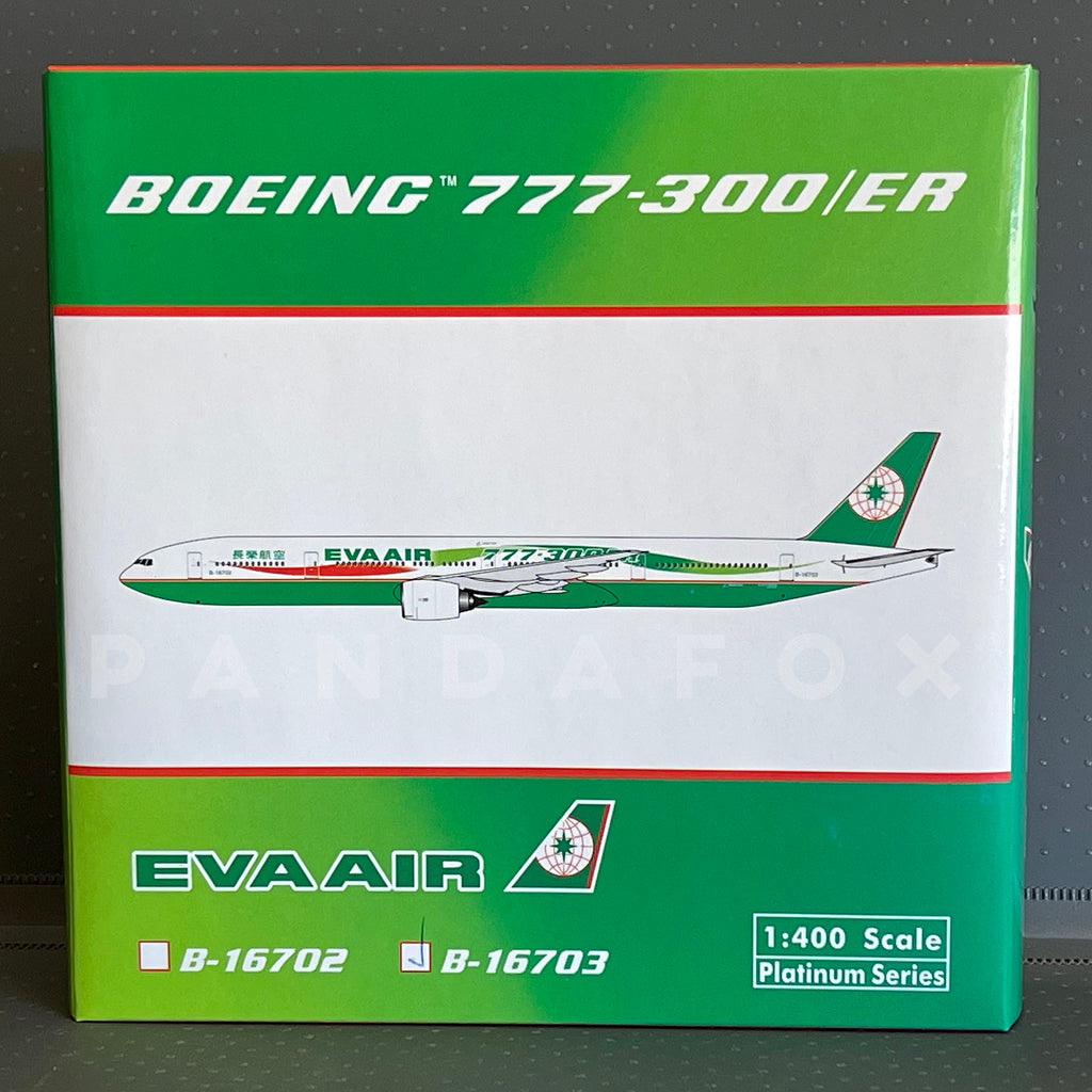 EVA Air Boeing 777-300ER B-16703 Rainbow Phoenix PH4EVA406 Scale 1