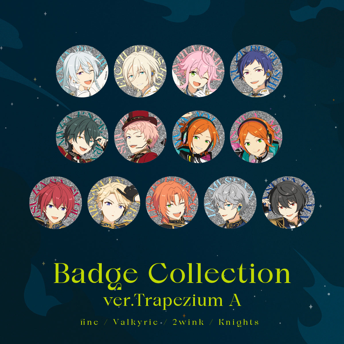 事後通販】缶バッジコレクション ver.Trapezium A – pattythree公式