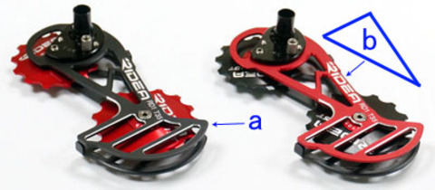 RIDEAカーボン リアディレーラーケージ C38 RD6 ＜ サイクルハート