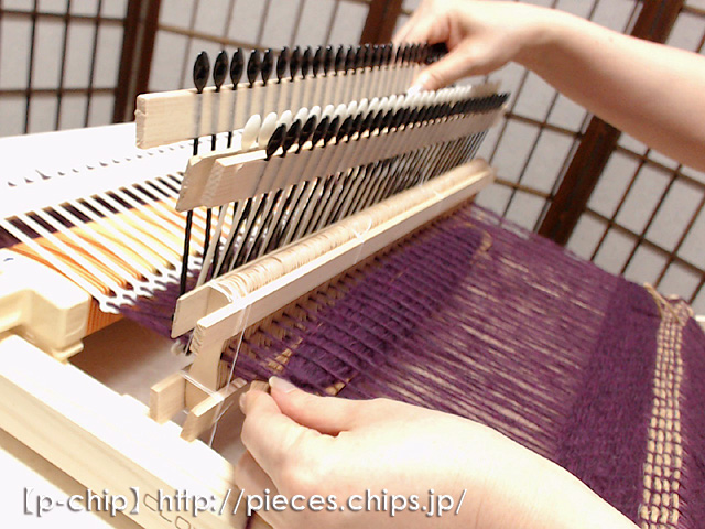 手織り】手織り機の綜絖（そうこう）と筬（おさ）を自作する 03 | p