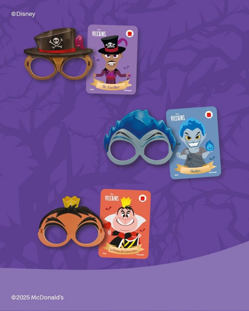 マクドナルド「ディズニー・ヴィランズ」ハッピーセットが中南米で登場