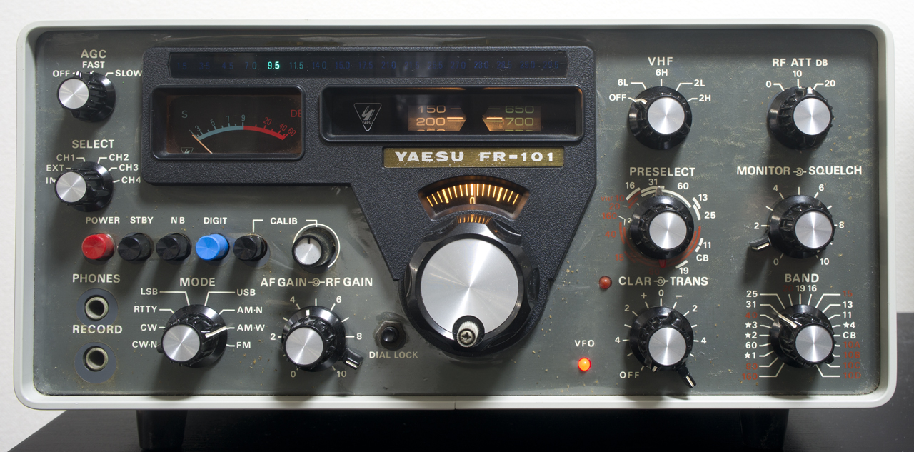 YAESU FL-101、FR-101 八重洲無線 送・受信機 Yaesu Radio's flagship