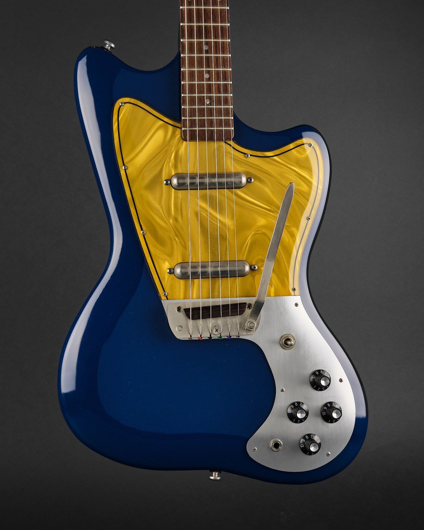 2009 Danelectro Dead On '67 Cobalt Blue – Replay Guitars