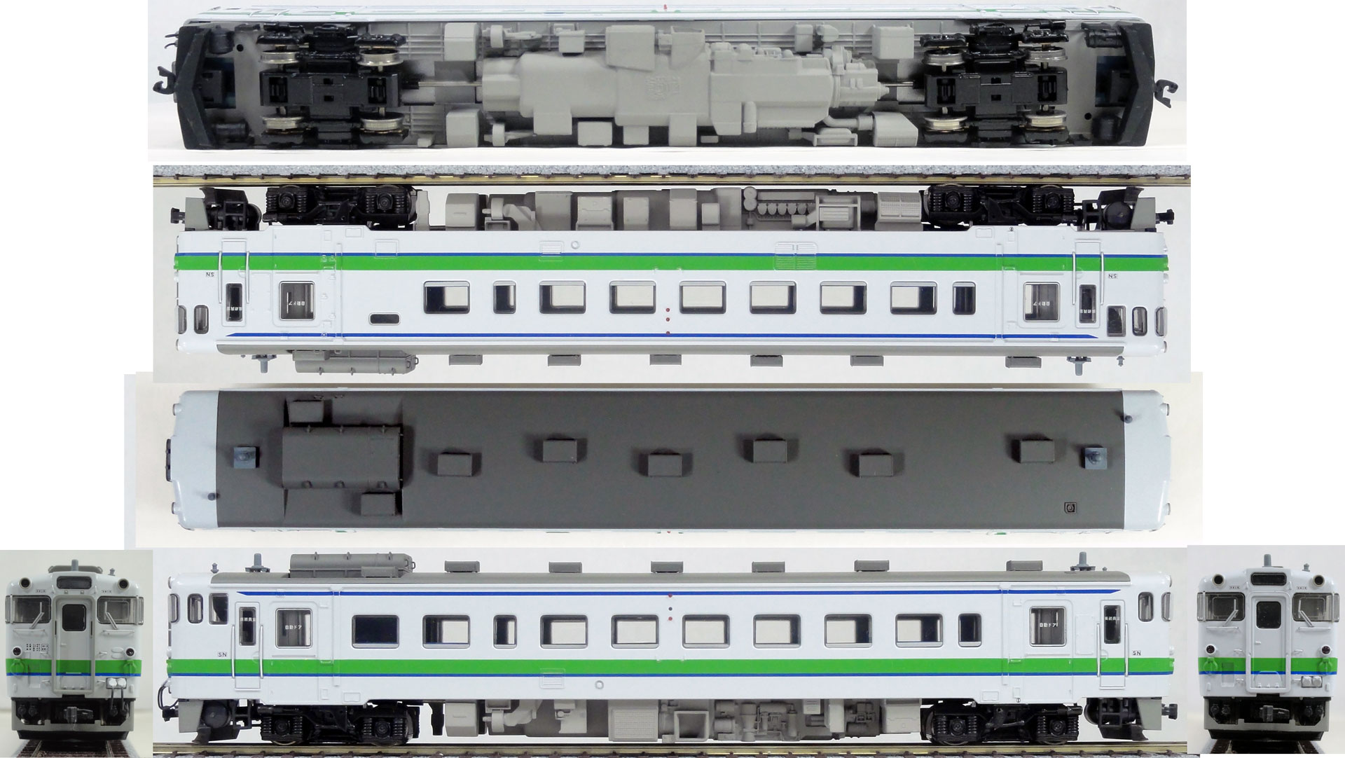 マイクロエースHO】キハ40系 700番台 新北海道標準色(M付)の紹介と内外