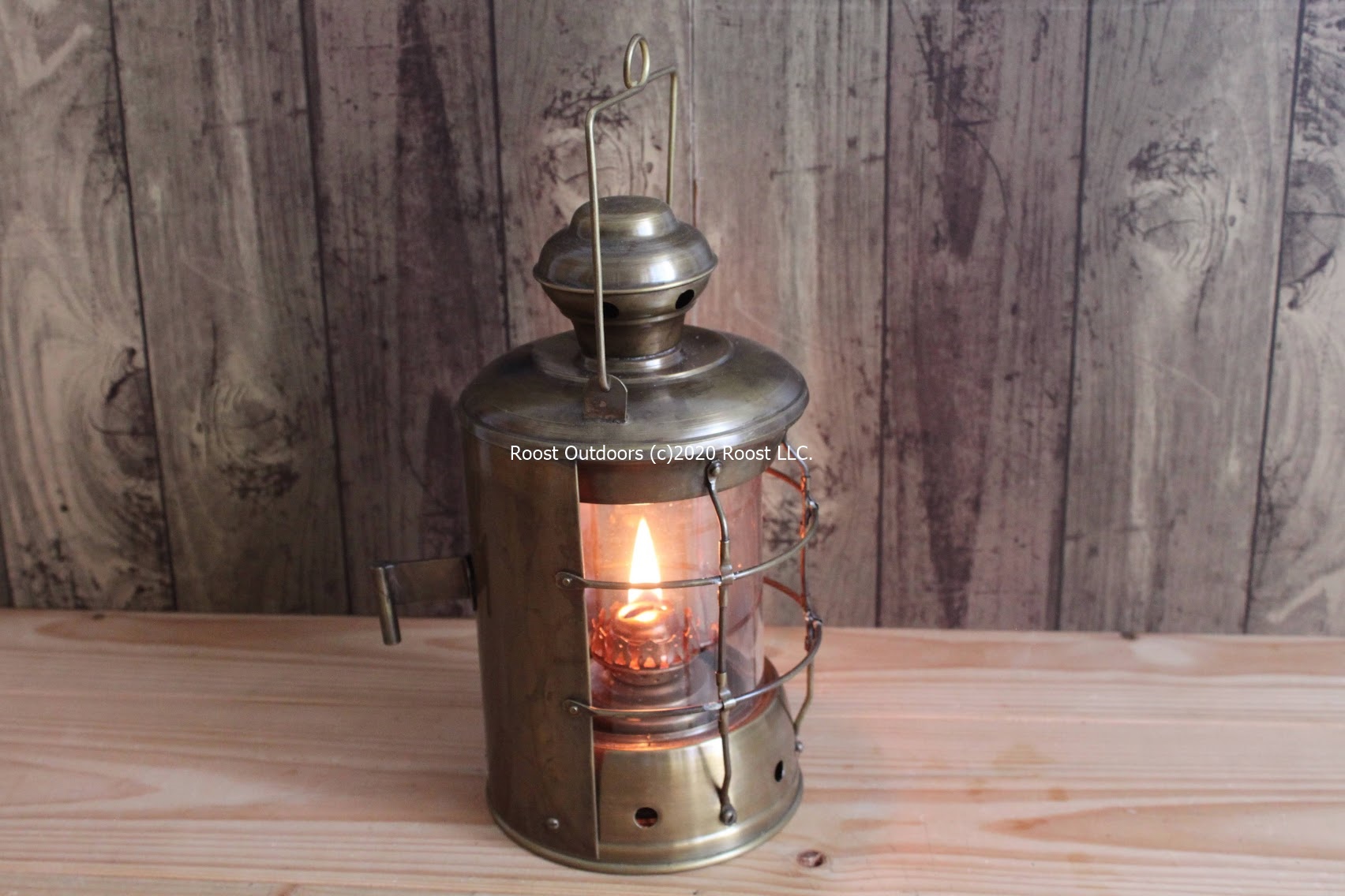 Antique Brass Masthead Oil Ship Lantern (アンティークブラス マスト