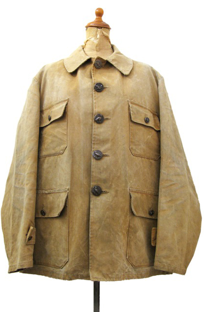 1940年代 フレンチワーク コットンキャンバス ハンティングジャケット