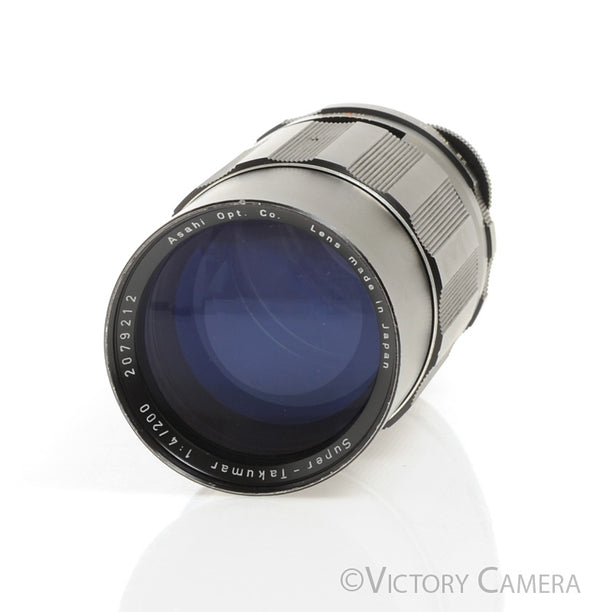 Pentax Super-Takumar 200mm f4 M42 Screw Mount Lens [EXC]