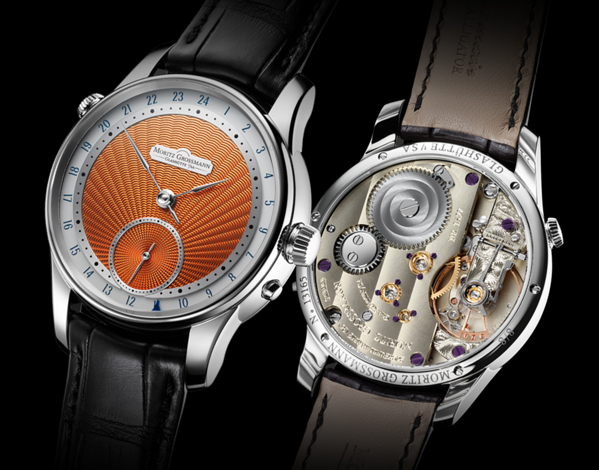 モリッツ・グロスマン、鮮やかなギヨシェダイアルを採用した「GMT