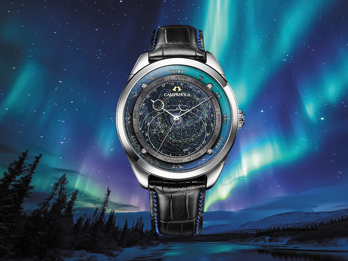 オーロラをデザインに取り入れたoomiya 和歌山本店限定のシチズン