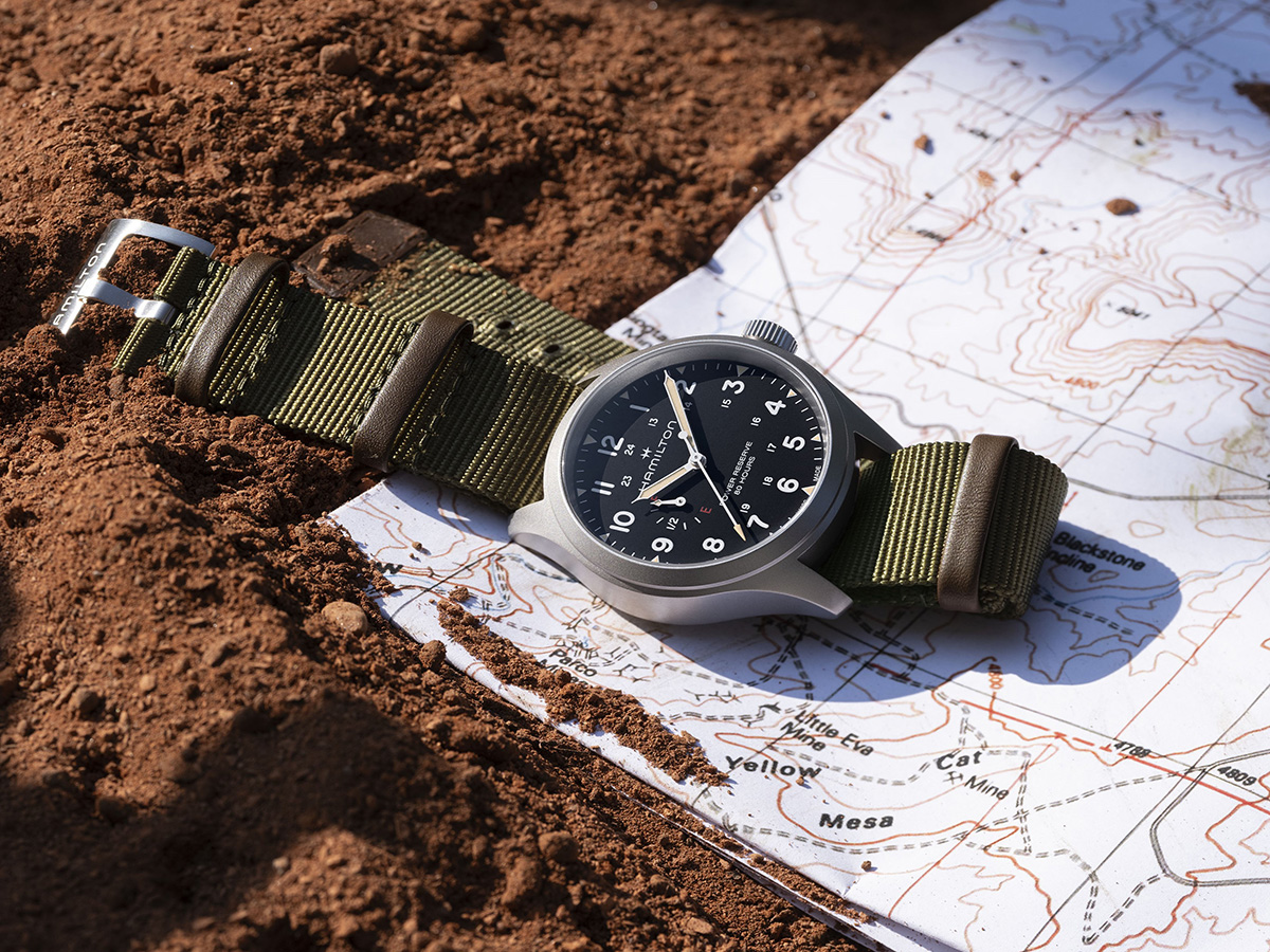 ハミルトン「カーキ フィールド」に新型手巻きムーブメント搭載モデル